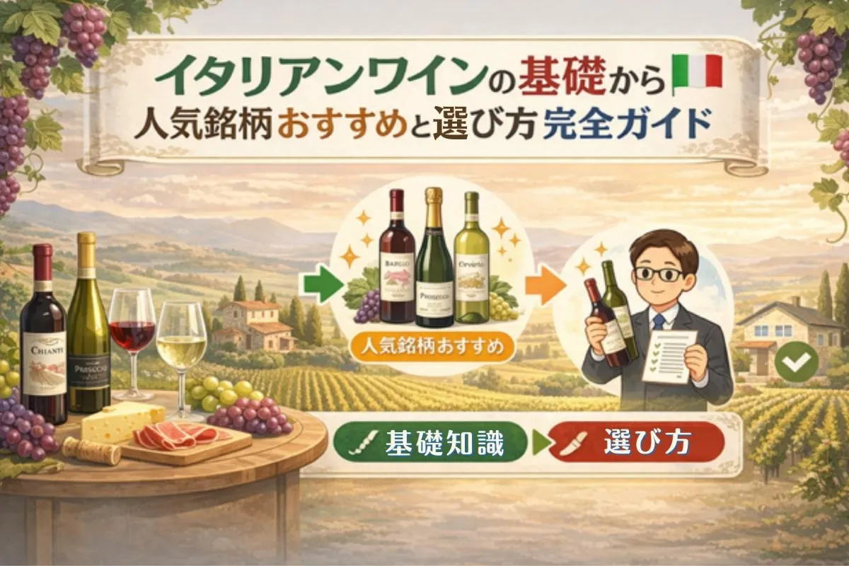 イタリアンワインの基礎から人気銘柄おすすめと選び方完全ガイド