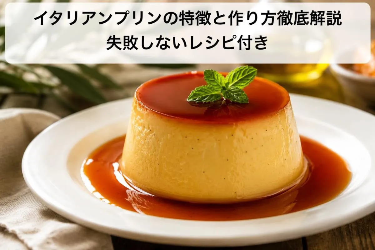 イタリアンプリンの特徴と作り方徹底解説|失敗しないレシピ付き